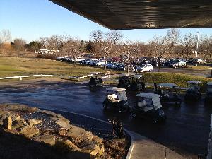 A full parking lot on January 10th!